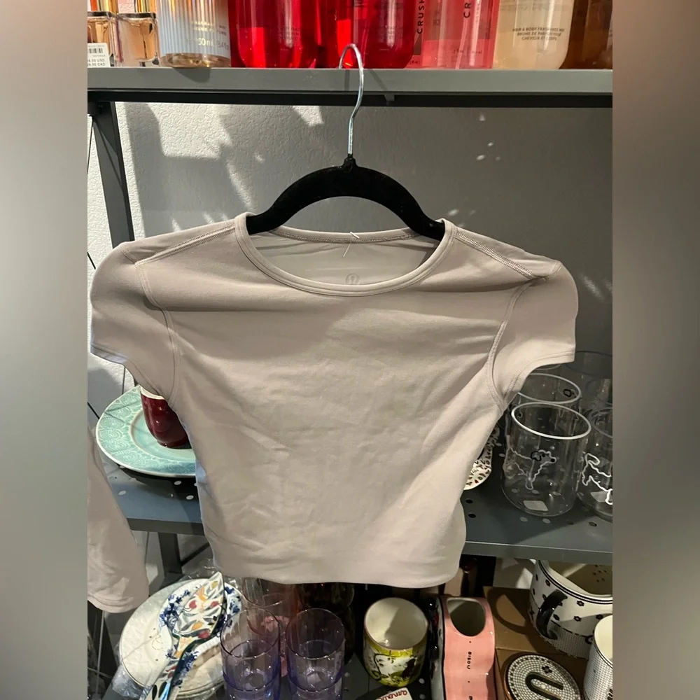 Lululemon SET Align Skort & Nulu Mesh-Back Baby Tee, Sz 2 SET - Picture 13 of 14